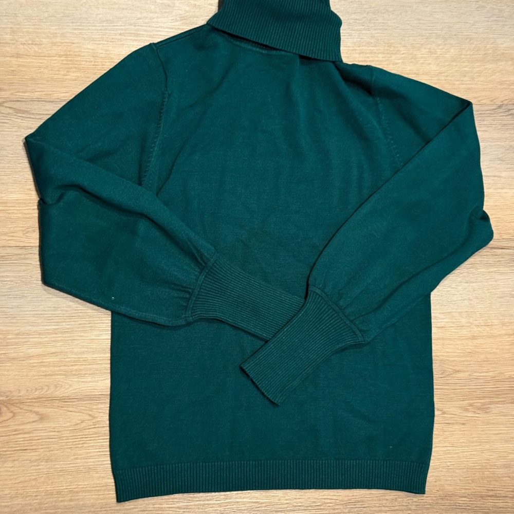 Cato Deep Green Turtleneck Sweater
